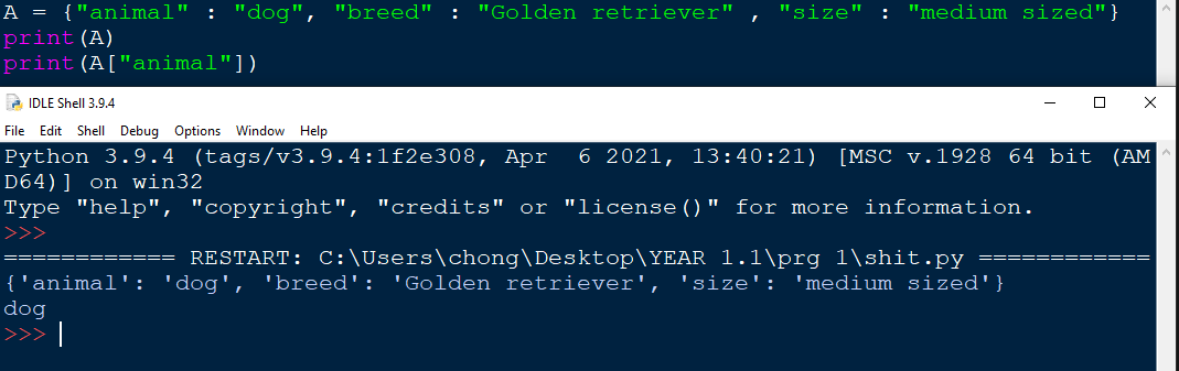dict_creation