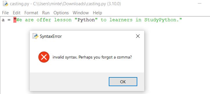 syntax